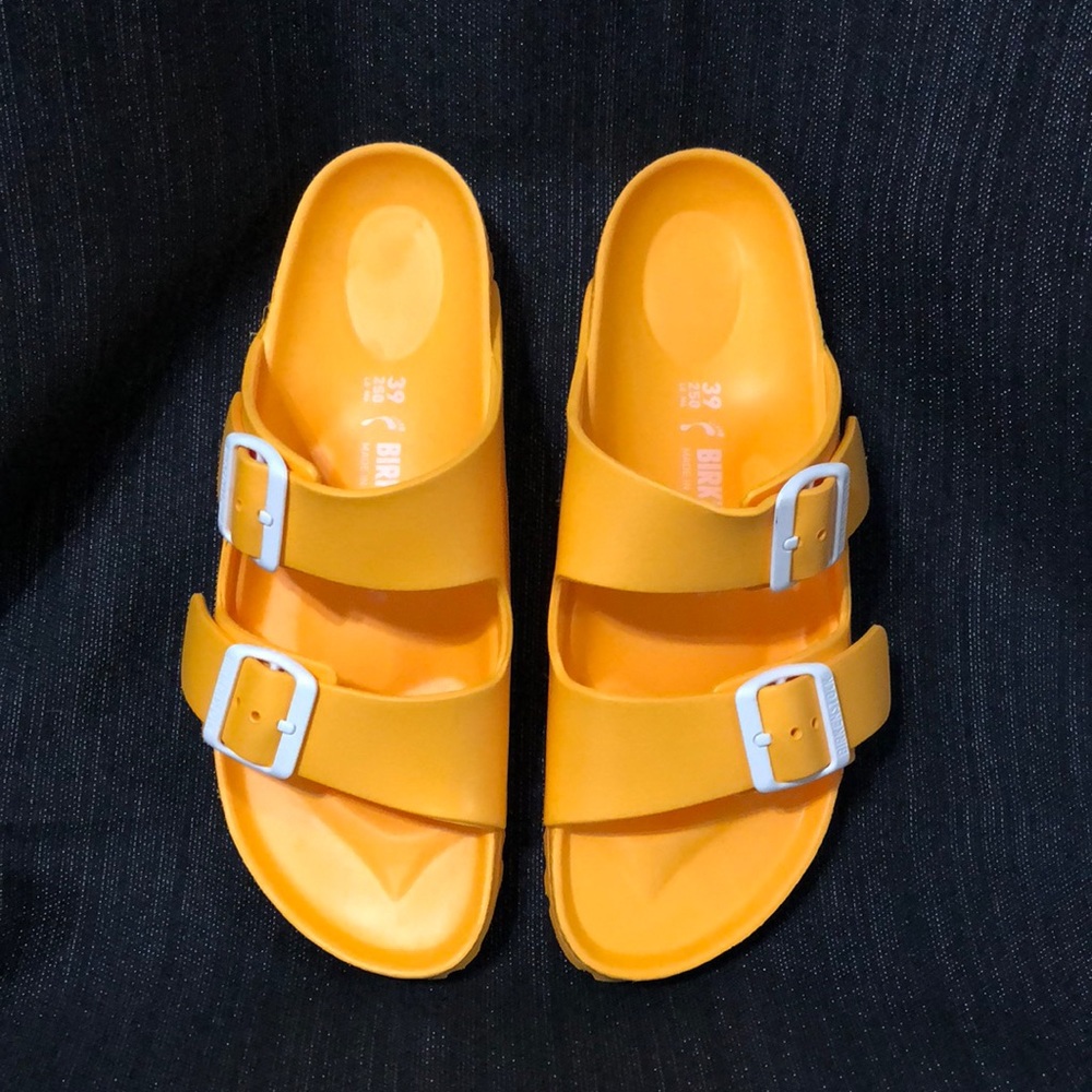 Yellow Birkenstock Women’s EVA Sandals